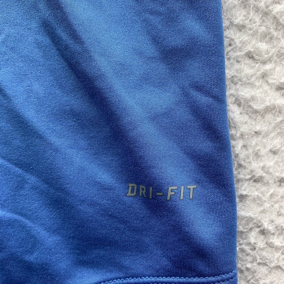 Nike‎ Dri-Fit Jacket Womens Medium M Blue Green 1/4 Zip Athleisure Running Thin - Picture 6 of 14